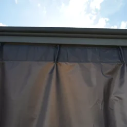 Palram - Canopia 4K Series Grey Polyester (PES) Gazebo Curtain, Pack Of 6 (L)2170mm (W)4010mm 12 Palram - Canopia 4K Series Grey Polyester (PES) Gazebo Curtain, Pack Of 6 (L)2170mm (W)4010mm -Garden Outdoor Store palram canopia 4k series grey polyester pes gazebo curtain pack of 6 l 2170mm w 4010mm7290108133714 05i