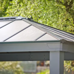 Palram - Canopia Dallas Grey Rectangular Gazebo, (W)4.88m (D)3.64m - Assembly Required 12 Palram - Canopia Dallas Grey Rectangular Gazebo, (W)4.88m (D)3.64m - Assembly Required -Garden Outdoor Store palram canopia dallas grey rectangular gazebo w 4 88m d 3 64m assembly required7290108601947 08i bq