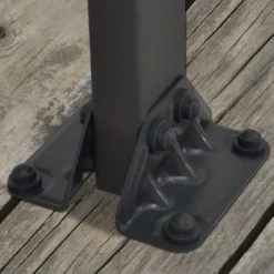 Palram - Canopia Feria Grey Non-retractable Awning, (L)4.25m (H)3.05m (W)3.85m -Garden Outdoor Store palram canopia feria grey non retractable awning l 4 25m h 3 05m w 3 85m7290108134551 06i bq