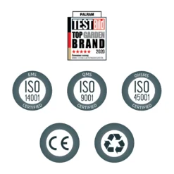 Palram - Canopia Feria Grey Non-retractable Awning, (L)7.87m (H)3.05m (W)3.85m -Garden Outdoor Store palram canopia feria grey non retractable awning l 7 87m h 3 05m w 3 85m7290108134865 03t bq