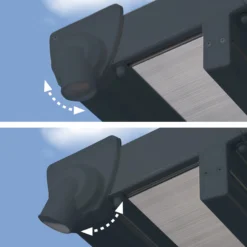 Palram - Canopia Feria Grey Non-retractable Awning, (L)7.87m (H)3.05m (W)3.85m -Garden Outdoor Store palram canopia feria grey non retractable awning l 7 87m h 3 05m w 3 85m7290108134865 06i bq