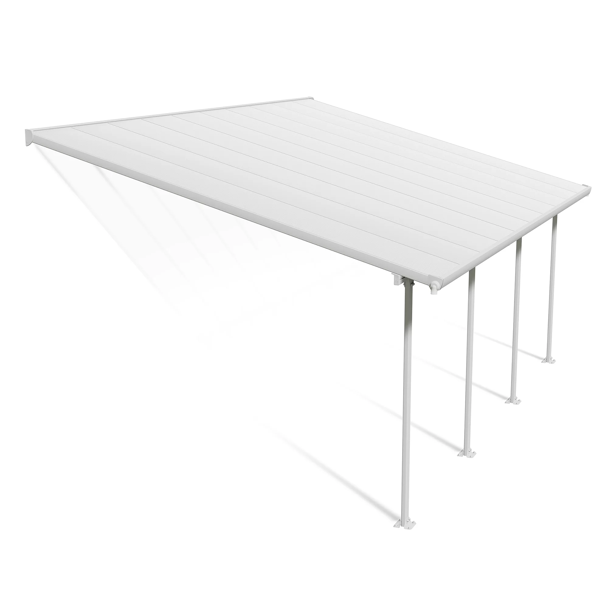 Palram - Canopia Feria White Non-retractable Awning, (L)6.06m (H)3.05m (W)3.85m 1 Palram - Canopia Feria White Non-retractable Awning, (L)6.06m (H)3.05m (W)3.85m