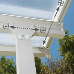 Palram - Canopia Feria White Non-retractable Awning, (L)6.06m (H)3.05m (W)3.85m 15 Palram - Canopia Feria White Non-retractable Awning, (L)6.06m (H)3.05m (W)3.85m -Garden Outdoor Store palram canopia feria white non retractable awning l 6 06m h 3 05m w 3 85m7290103122713 02i bq