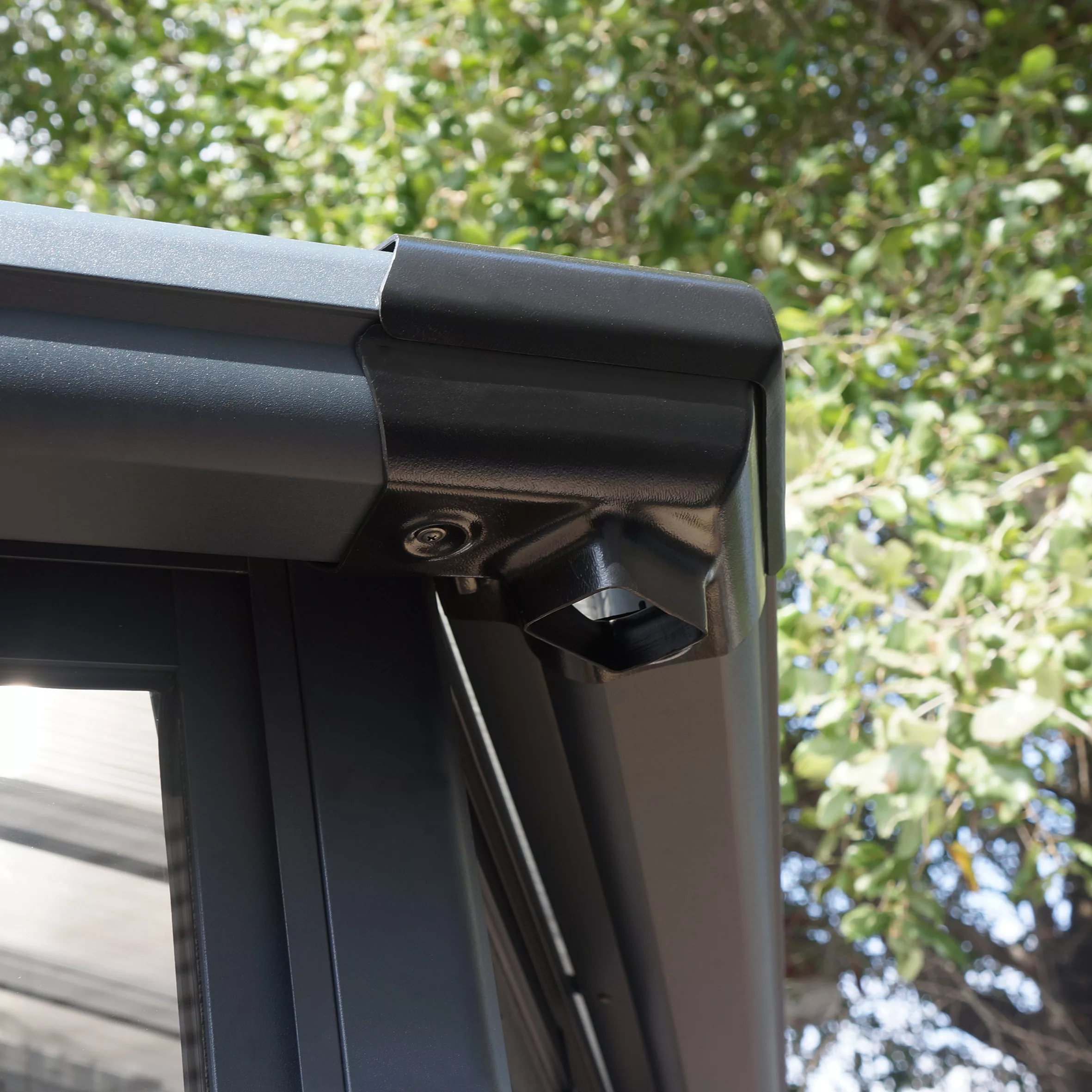 Palram - Canopia Garda Grey Hexagonal Gazebo, (W)5.17m (D)5.95m - Assembly Required 6 Palram - Canopia Garda Grey Hexagonal Gazebo, (W)5.17m (D)5.95m - Assembly Required - Image 6