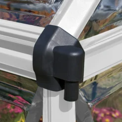 Palram - Canopia Harmony Silver 6x6 Greenhouse -Garden Outdoor Store palram canopia harmony silver 6x6 greenhouse7290103110833 03i bq