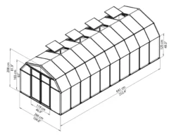 Palram - Canopia Hobby Gardner Green 8x20 Greenhouse 10 Palram - Canopia Hobby Gardner Green 8x20 Greenhouse -Garden Outdoor Store palram canopia hobby gardner green 8x20 greenhouse7290103121686 01t scaled