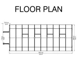 Palram - Canopia Hobby Gardner Green 8x20 Greenhouse -Garden Outdoor Store palram canopia hobby gardner green 8x20 greenhouse7290103121686 02t