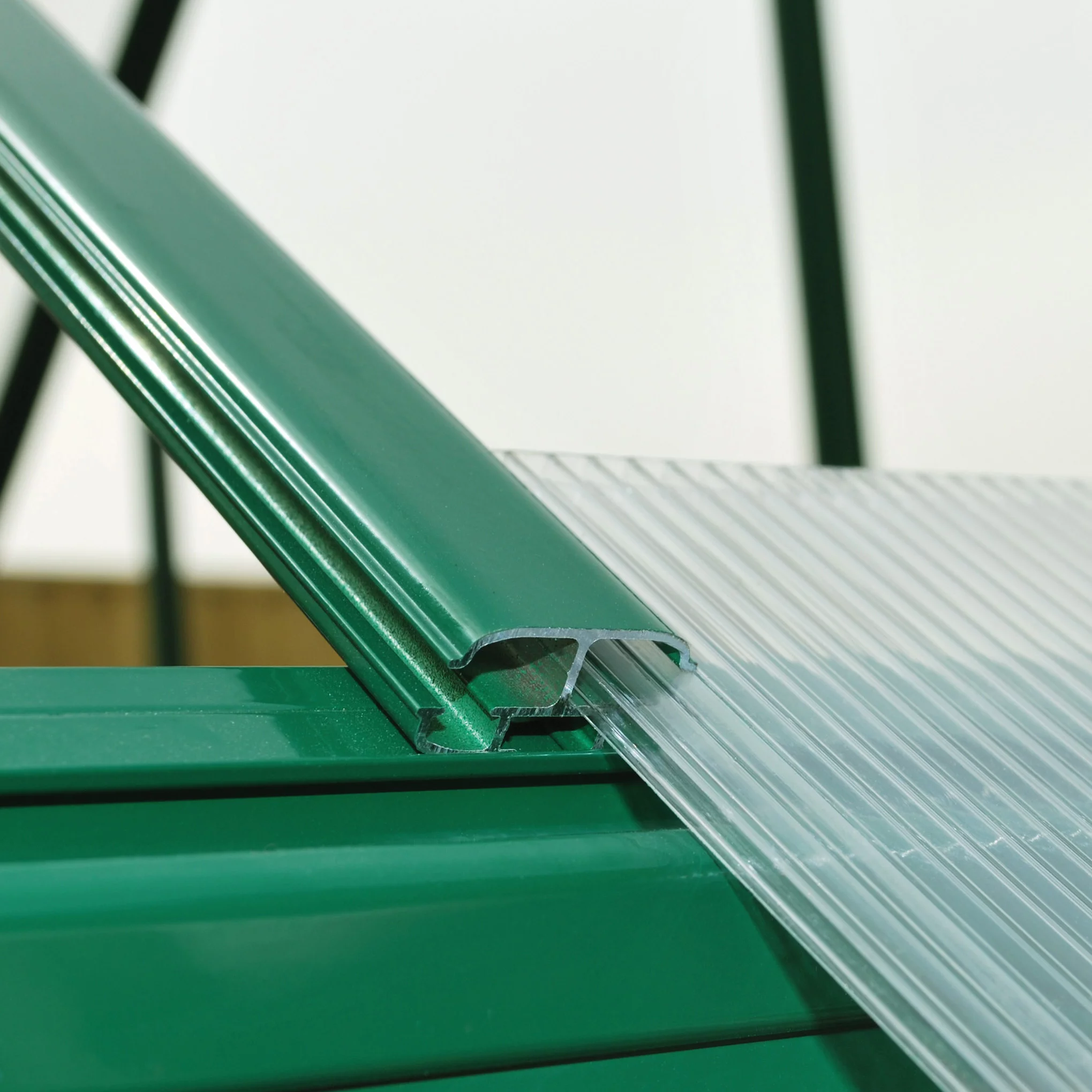 Palram - Canopia Mythos Green 6X6 Greenhouse 4 Palram - Canopia Mythos Green 6X6 Greenhouse - Image 4