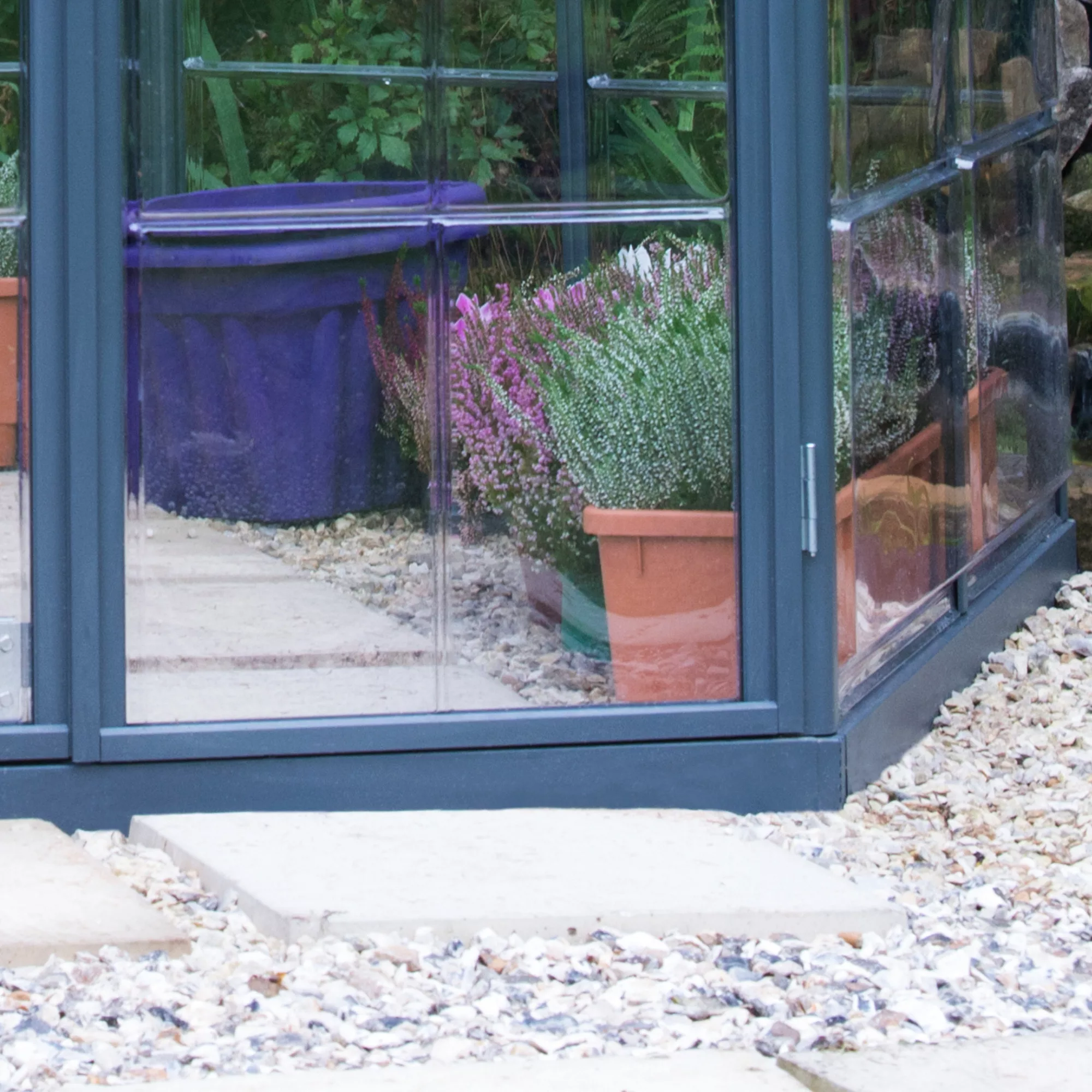 Palram - Canopia Oasis™ Grey 8x6 Greenhouse 5 Palram - Canopia Oasis™ Grey 8x6 Greenhouse - Image 5