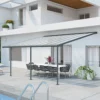 Palram - Canopia Olympia Grey Non-retractable Awning, (L)5.46m (H)3.05m (W)2.95m
