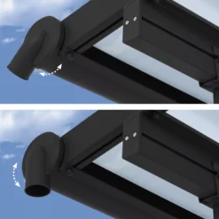 Palram - Canopia Olympia Grey Non-retractable Awning, (L)7.39m (H)3.05m (W)2.95m 14 Palram - Canopia Olympia Grey Non-retractable Awning, (L)7.39m (H)3.05m (W)2.95m -Garden Outdoor Store palram canopia olympia grey non retractable awning l 7 39m h 3 05m w 2 95m7290108134339 03i bq