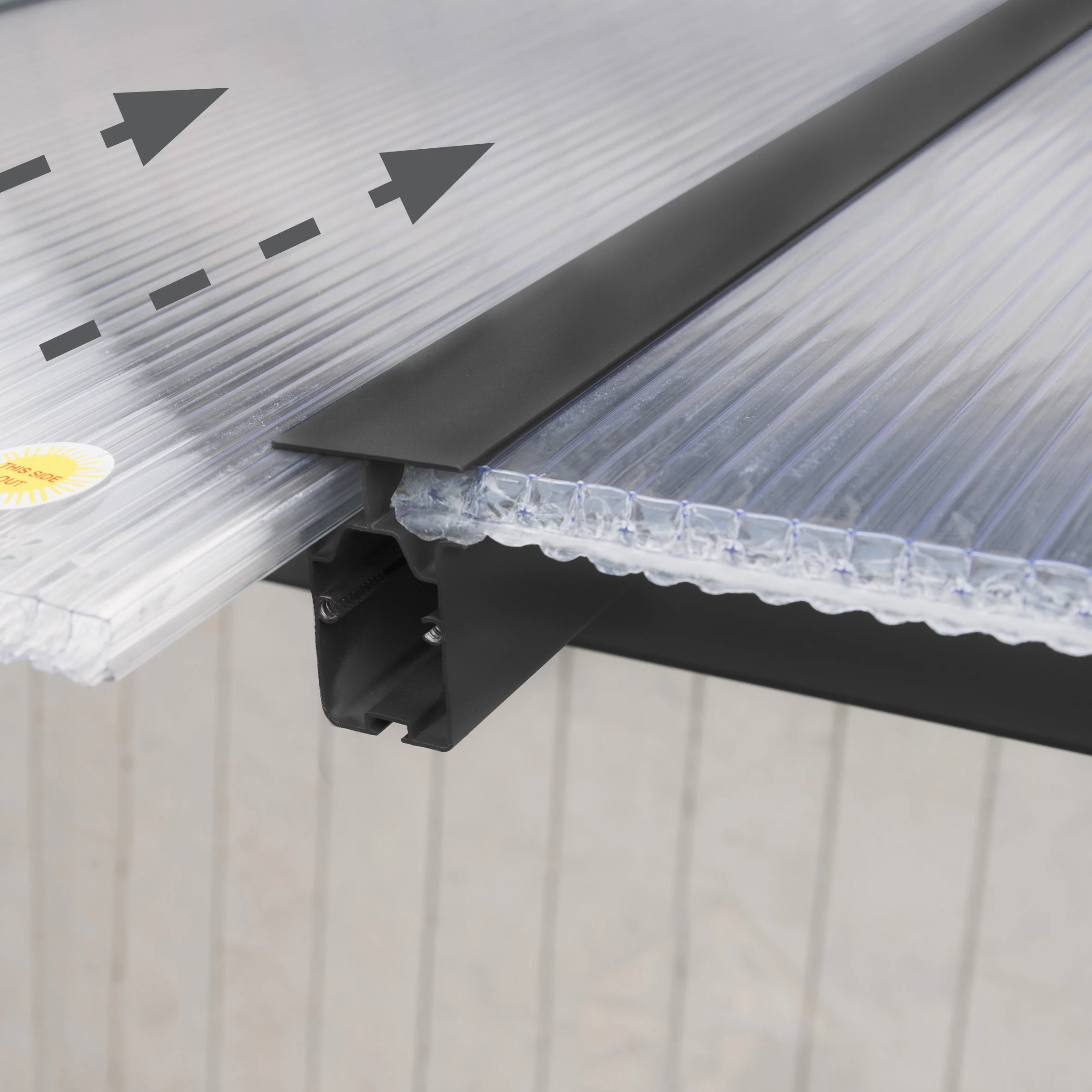 Palram - Canopia Olympia Grey Non-retractable Awning, (L)7.39m (H)3.05m (W)2.95m 5 Palram - Canopia Olympia Grey Non-retractable Awning, (L)7.39m (H)3.05m (W)2.95m - Image 5