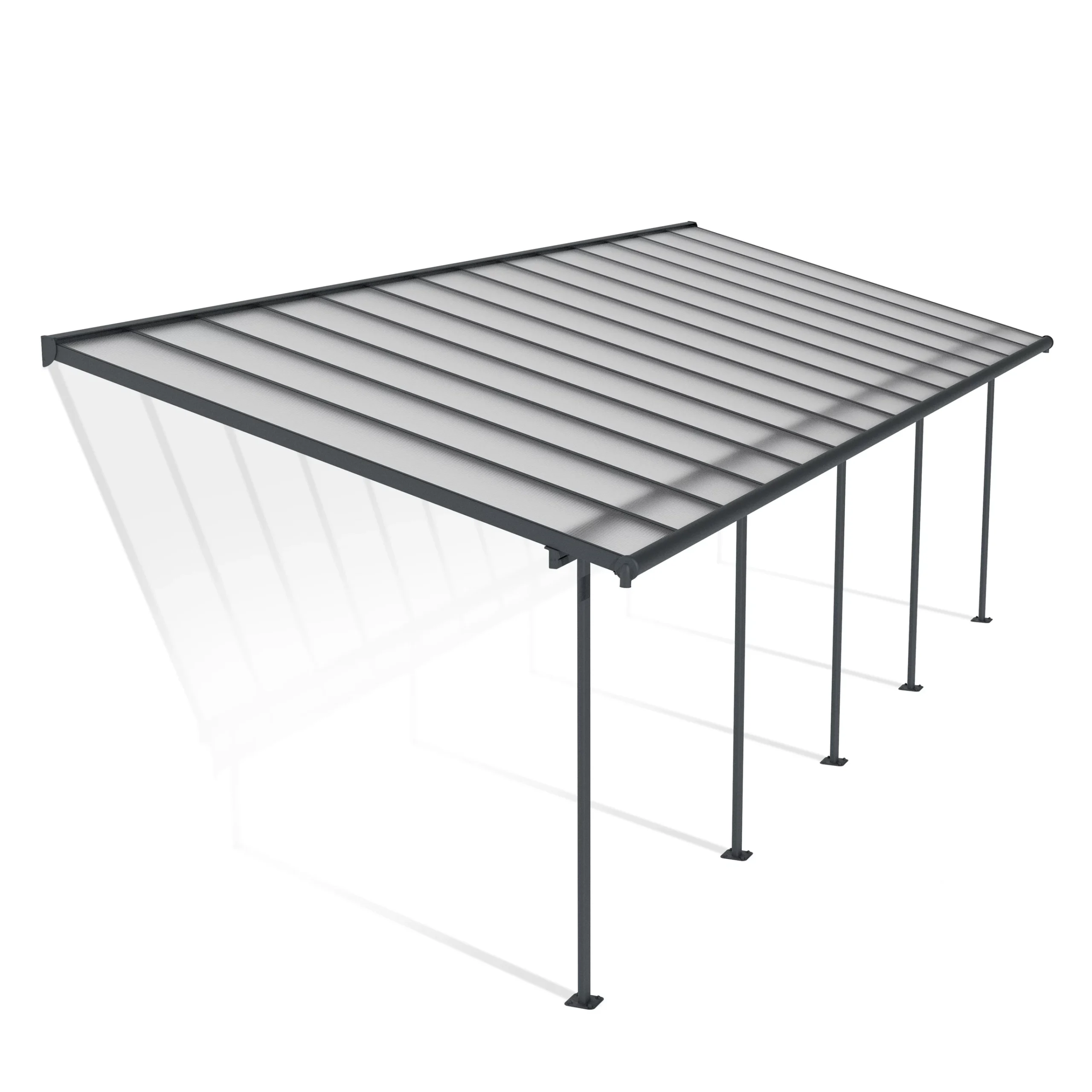 Palram - Canopia Sierra Grey Non-retractable Awning, (L)8.6m (H)3.05m (W)2.95m 2 Palram - Canopia Sierra Grey Non-retractable Awning, (L)8.6m (H)3.05m (W)2.95m - Image 2