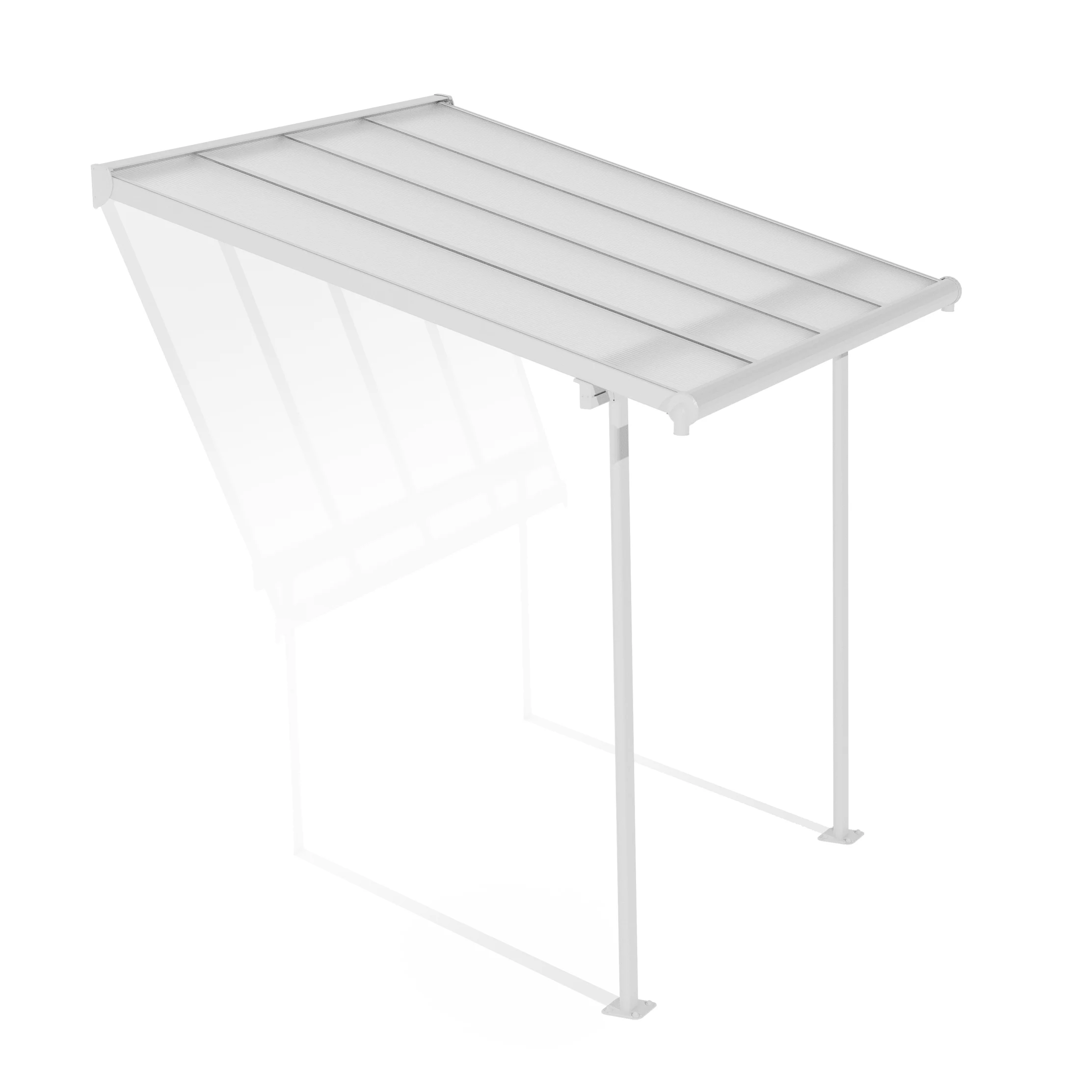 Palram - Canopia Sierra White Non-retractable Awning, (L)2.25m (H)3m (W)2.25m 2 Palram - Canopia Sierra White Non-retractable Awning, (L)2.25m (H)3m (W)2.25m - Image 2