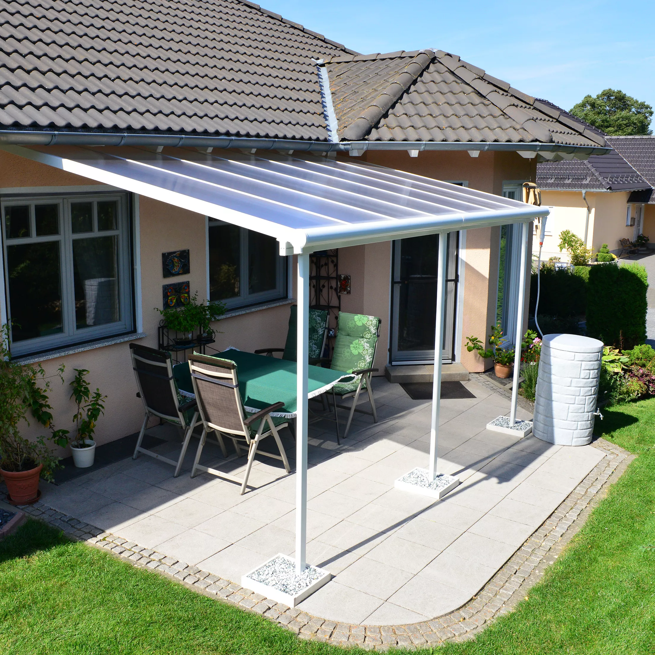 Palram - Canopia Sierra White Non-retractable Awning, (L)4.34m (H)3.05m (W)2.99m 3 Palram - Canopia Sierra White Non-retractable Awning, (L)4.34m (H)3.05m (W)2.99m - Image 3