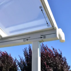 Palram - Canopia Sierra White Non-retractable Awning, (L)4.34m (H)3.05m (W)2.99m 18 Palram - Canopia Sierra White Non-retractable Awning, (L)4.34m (H)3.05m (W)2.99m -Garden Outdoor Store palram canopia sierra white non retractable awning l 4 34m h 3 05m w 2 99m7290108130287 06i bq