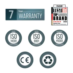 Palram - Canopia Sierra White Non-retractable Awning, (L)7.39m (H)3.05m (W)2.95m -Garden Outdoor Store palram canopia sierra white non retractable awning l 7 39m h 3 05m w 2 95m7290108130553 02t bq