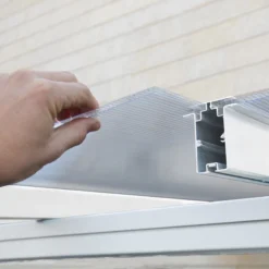 Palram - Canopia Sierra White Non-retractable Awning, (L)7.39m (H)3.05m (W)2.95m -Garden Outdoor Store palram canopia sierra white non retractable awning l 7 39m h 3 05m w 2 95m7290108130553 07i bq