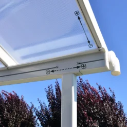 Palram - Canopia Sierra White Non-retractable Awning, (L)8.6m (H)3.05m (W)2.95m 16 Palram - Canopia Sierra White Non-retractable Awning, (L)8.6m (H)3.05m (W)2.95m -Garden Outdoor Store palram canopia sierra white non retractable awning l 8 6m h 3 05m w 2 95m7290108130560 05i bq