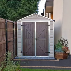 Palram - Canopia Skylight 6x12 Apex Tan Plastic Shed With Floor 10 Palram - Canopia Skylight 6x12 Apex Tan Plastic Shed With Floor -Garden Outdoor Store palram canopia skylight 6x12 apex tan plastic shed with floor7290108131161 02i BQ