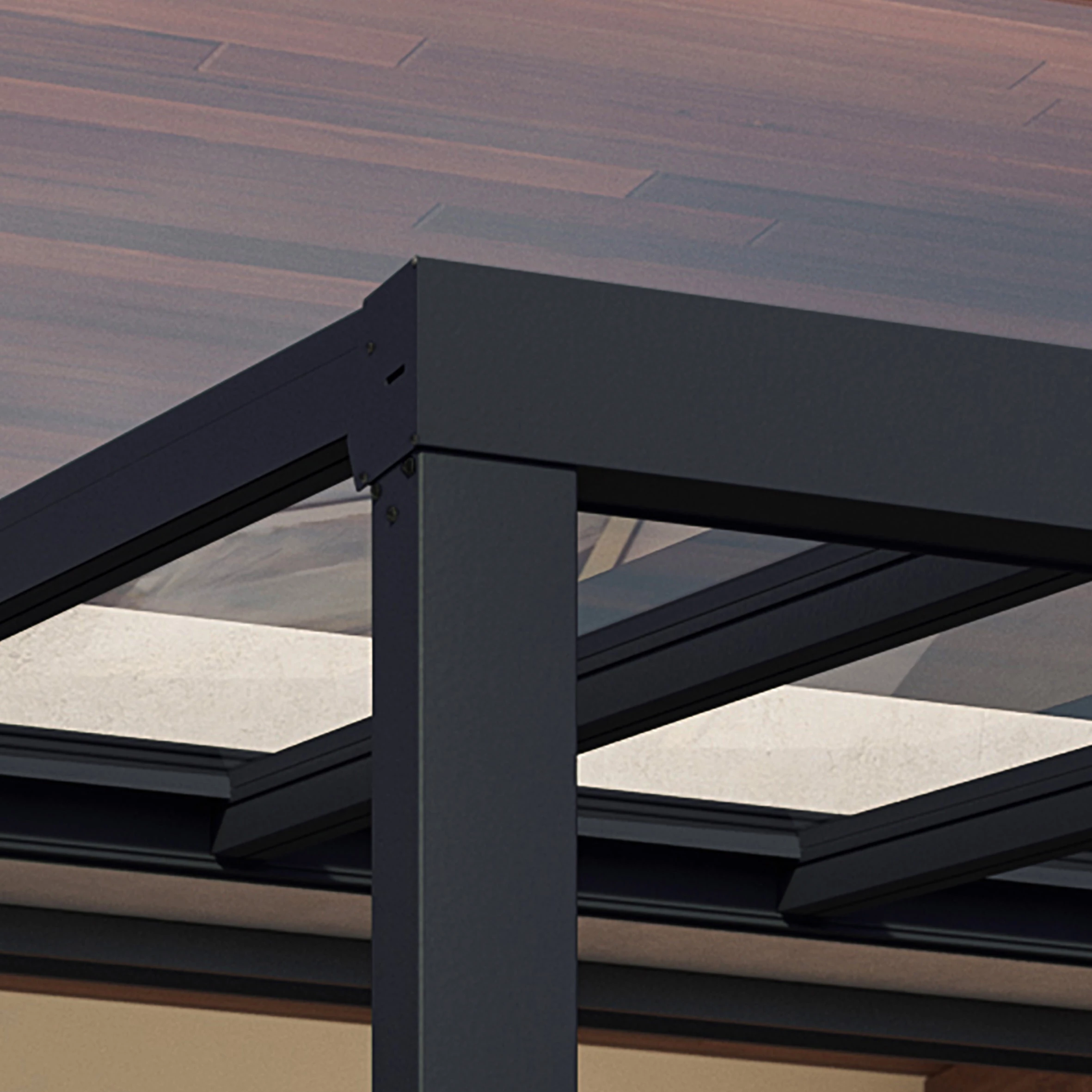 Palram - Canopia Stockholm Grey Non-retractable Awning, (L)5.15m (H)3.24m (W)3.41m 6 Palram - Canopia Stockholm Grey Non-retractable Awning, (L)5.15m (H)3.24m (W)3.41m - Image 6