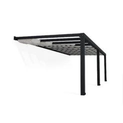 Palram - Canopia Stockholm Grey Non-retractable Awning, (L)7.32m (H)3.24m (W)3.41m -Garden Outdoor Store palram canopia stockholm grey non retractable awning l 7 32m h 3 24m w 3 41m7290108602548 02c bq