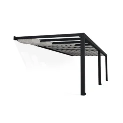 Palram - Canopia Stockholm Grey Non-retractable Awning, (L)8.05m (H)3.24m (W)3.41m -Garden Outdoor Store palram canopia stockholm grey non retractable awning l 8 05m h 3 24m w 3 41m7290108602555 02c bq scaled
