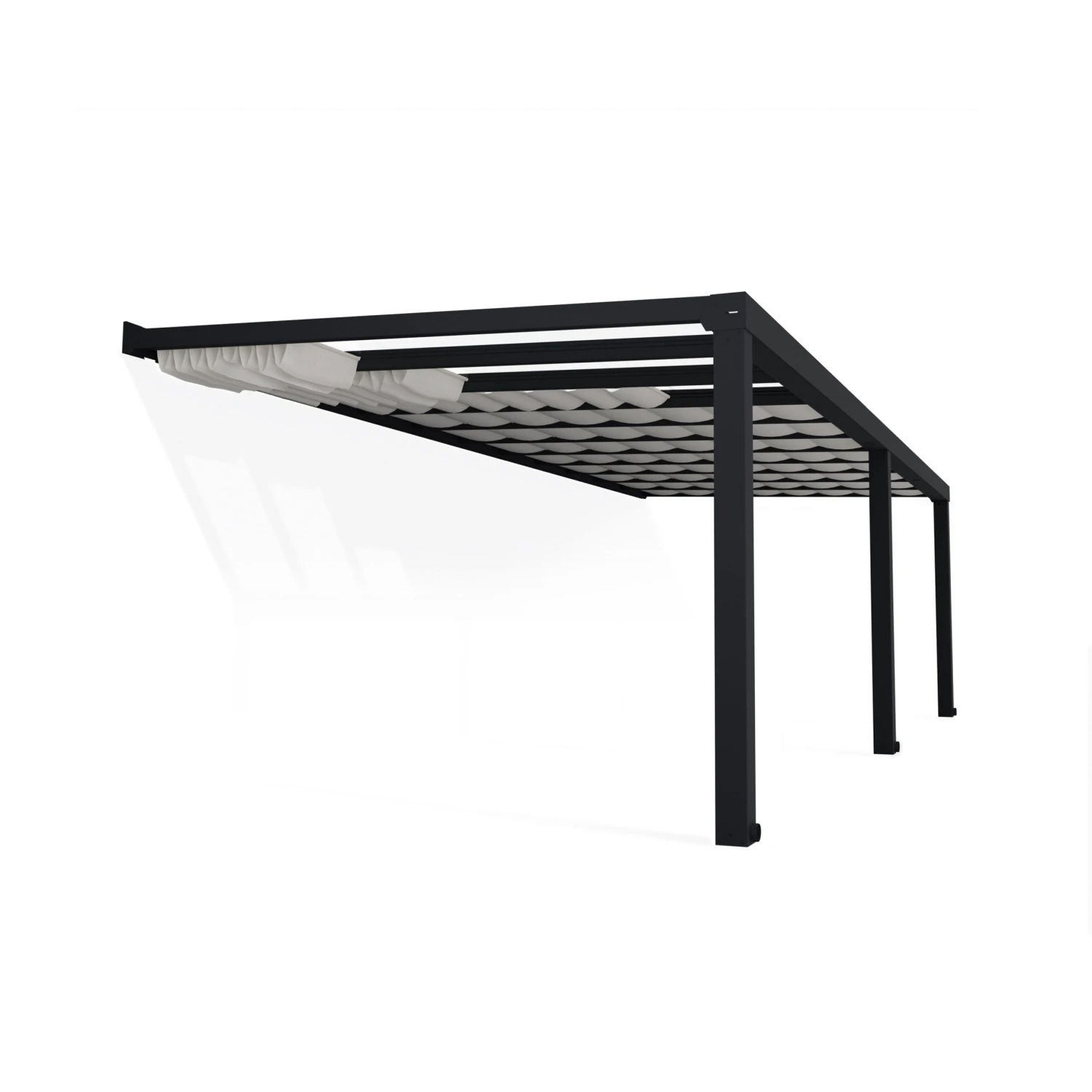 Palram - Canopia Stockholm Grey Non-retractable Awning, (L)8.05m (H)3.24m (W)3.41m 9 Palram - Canopia Stockholm Grey Non-retractable Awning, (L)8.05m (H)3.24m (W)3.41m - Image 9