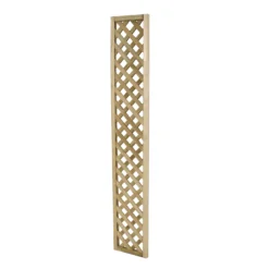 Alternative view of Pine Trellis Panel, Pack Of 3 (W)30cm X (H)180cm