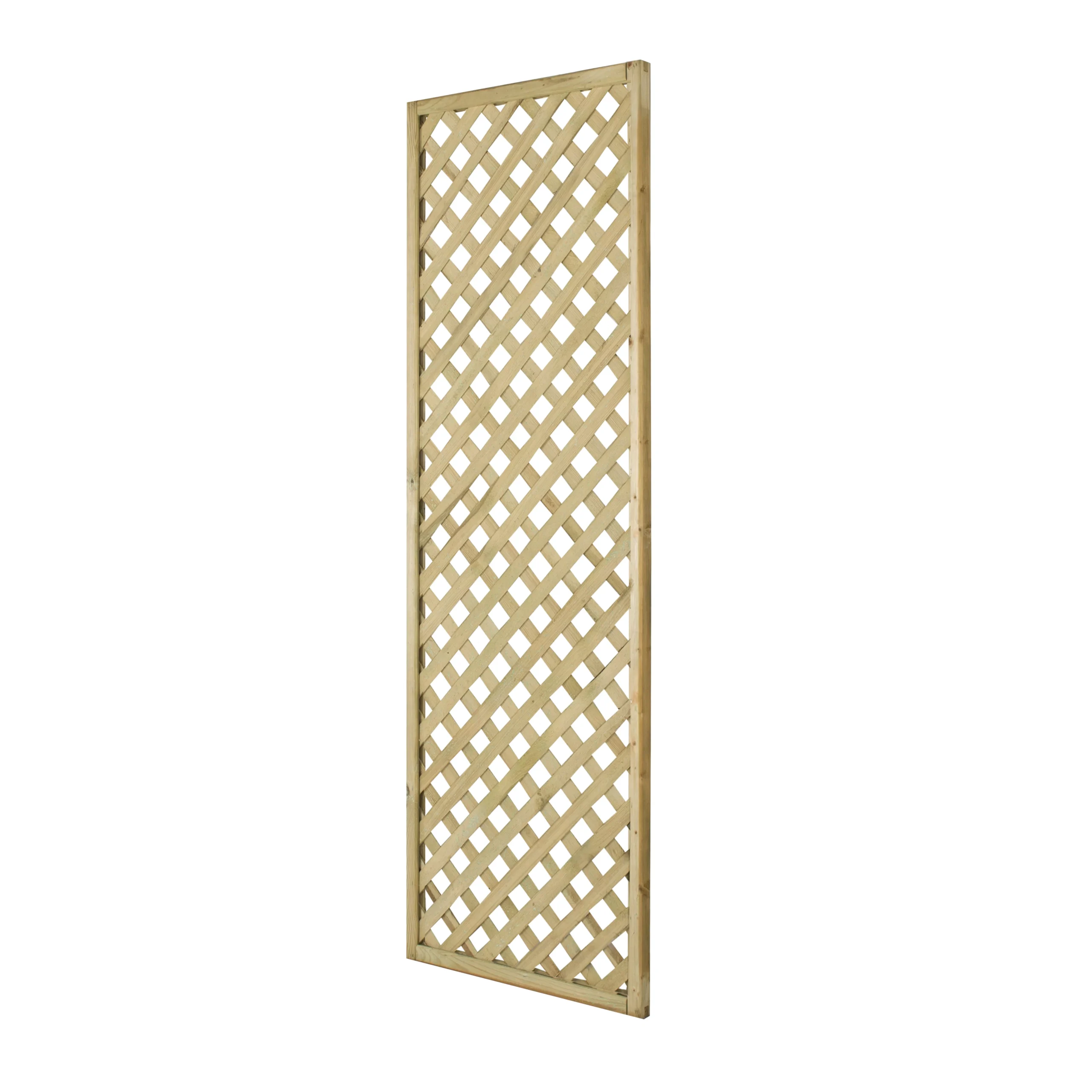 Pine Trellis Panel, Pack Of 4 (W)60cm X (H)180cm 2 Pine Trellis Panel, Pack Of 4 (W)60cm X (H)180cm - Image 2