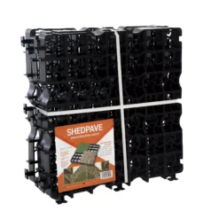 Plastic Interlocking Shed Base (W) 49cm X (L) 49cm , Pack Of 4 12 Plastic Interlocking Shed Base (W) 49cm X (L) 49cm , Pack Of 4 -Garden Outdoor Store plastic interlocking shed base w 49cm x l 49cm pack of 45060192725094 02c bq