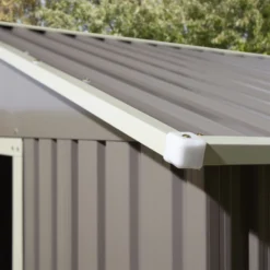 Rowlinson Trentvale 8x6 Apex Light Grey Metal Shed 18 Rowlinson Trentvale 8x6 Apex Light Grey Metal Shed -Garden Outdoor Store rowlinson trentvale 8x6 apex light grey metal shed5013856206217 38c bq