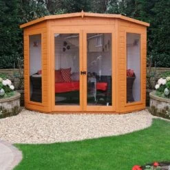 Shire Barclay 7x7 Safety Acrylic Pent Shiplap Wooden Summer House - Base Not Included 6 Shire Barclay 7x7 Safety Acrylic Pent Shiplap Wooden Summer House - Base Not Included -Garden Outdoor Store shire barclay 7x7 safety acrylic pent shiplap wooden summer house base not included5019804999170 02i bq