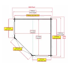 Shire Belvoir 10x10 Ft Toughened Glass Apex Tongue & Groove Wooden Cabin With Felt Tile Roof -Garden Outdoor Store shire belvoir 10x10 ft toughened glass apex tongue groove wooden cabin with felt tile roof5019804111220 02t