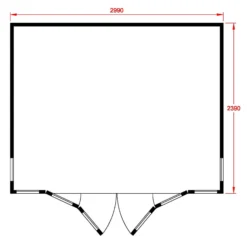 Shire Blenheim 10x8 Apex Shiplap Wooden Summer House With Bi-fold Door -Garden Outdoor Store shire blenheim 10x8 apex shiplap wooden summer house with bi fold door5019804111206 02t