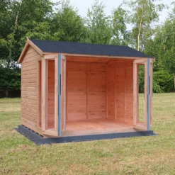 Shire Blenheim 10x8 Apex Shiplap Wooden Summer House With Bi-fold Door 9 Shire Blenheim 10x8 Apex Shiplap Wooden Summer House With Bi-fold Door -Garden Outdoor Store shire blenheim 10x8 apex shiplap wooden summer house with bi fold door5019804111206 04i bq scaled
