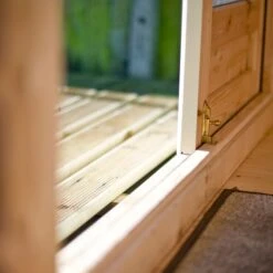 Shire Cannock 10x10 Ft Toughened Glass Apex Tongue & Groove Wooden Cabin With Felt Tile Roof -Garden Outdoor Store shire cannock 10x10 ft toughened glass apex tongue groove wooden cabin with felt tile roof5019804111305 01i