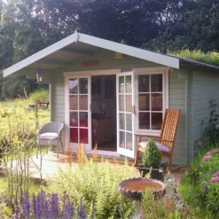 Shire Cannock 10x10 Glass Apex Tongue & Groove Wooden Cabin - Base Not Included -Garden Outdoor Store shire cannock 10x10 glass apex tongue groove wooden cabin base not included5019804310197 01i bq scaled