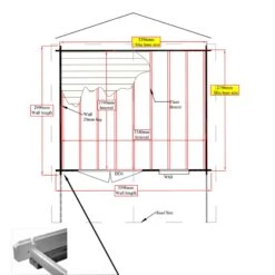 Shire Cannock 10x12 Ft Apex Tongue & Groove Wooden Cabin With Felt Tile Roof - Assembly Service Included -Garden Outdoor Store shire cannock 10x12 ft apex tongue groove wooden cabin with felt tile roof assembly service included5019804111350 03t