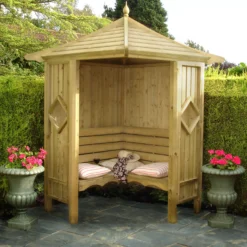 Shire Corner Arbour, (H)2510mm (W)1250mm (D)1250mm
