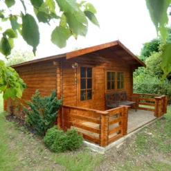 Shire Kinver 12x12 Glass Apex Tongue & Groove Wooden Cabin - Base Not Included -Garden Outdoor Store shire kinver 12x12 glass apex tongue groove wooden cabin base not included5019804112173 03i bq
