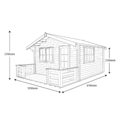 Shire Kinver 12x14 Toughened Glass Apex Tongue & Groove Wooden Cabin - Base Not Included 9 Shire Kinver 12x14 Toughened Glass Apex Tongue & Groove Wooden Cabin - Base Not Included -Garden Outdoor Store shire kinver 12x14 toughened glass apex tongue groove wooden cabin base not included5019804111404 03t scaled