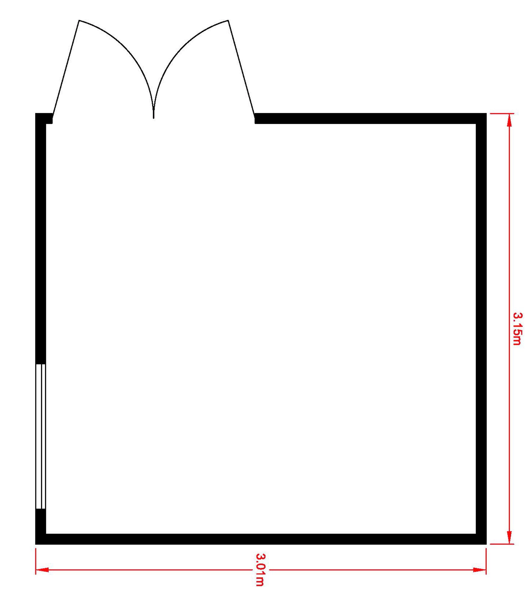 Shire Mammoth 10x10 Glass Apex Wooden Workshop - Base Not Included 6 Shire Mammoth 10x10 Glass Apex Wooden Workshop - Base Not Included - Image 6