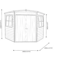Shire Murrow 10x10 Ft Pent Shiplap Wooden Shed With Floor - Assembly Service Included -Garden Outdoor Store shire murrow 10x10 ft pent shiplap wooden shed with floor assembly service included5019804010103 01t bq