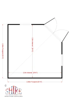 Shire Murrow 10x10 Ft Pent Shiplap Wooden Shed With Floor - Assembly Service Included -Garden Outdoor Store shire murrow 10x10 ft pent shiplap wooden shed with floor assembly service included5019804010103 02t bq scaled