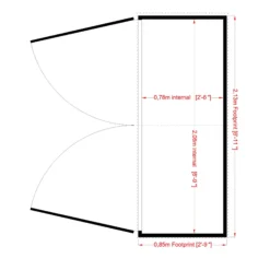 Shire Wooden Apex Bike Store -Garden Outdoor Store shire wooden apex bike store5060490130361 01t bq