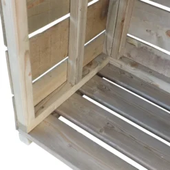 Shire Wooden Tall Log Store 7 Shire Wooden Tall Log Store -Garden Outdoor Store shire wooden tall log store5060490131221 36c bq