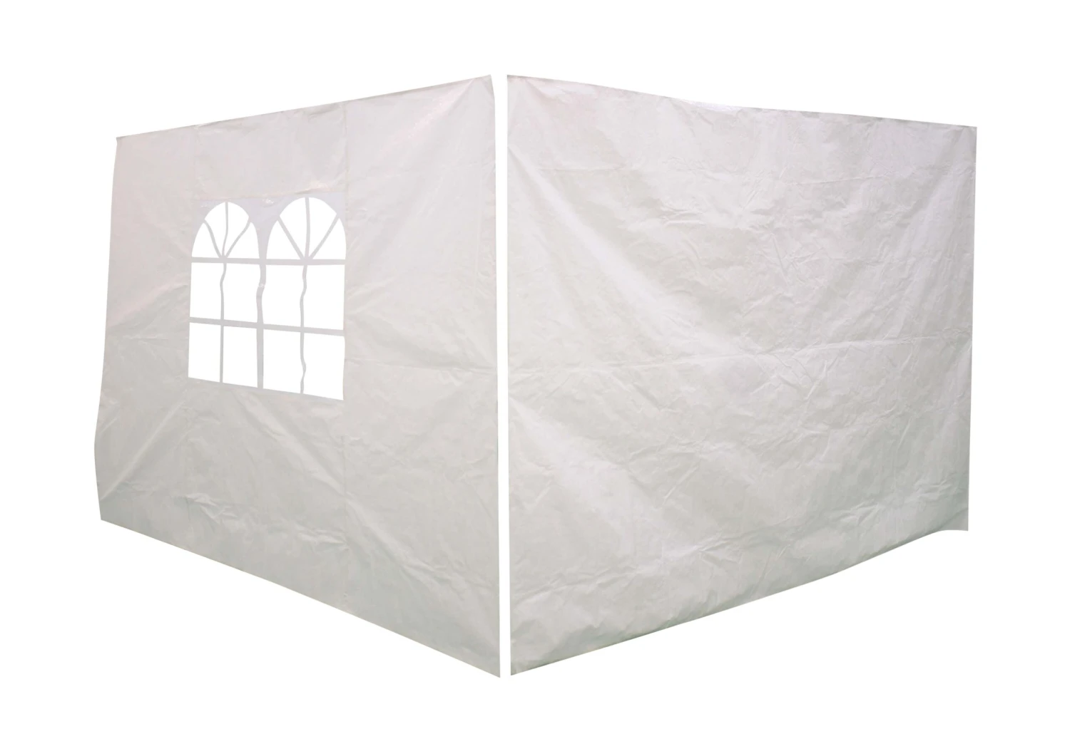 Suhali White Side Curtain, (W)2.95m (D)1.94m - Assembly Required 1 Suhali White Side Curtain, (W)2.95m (D)1.94m - Assembly Required