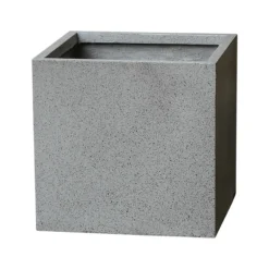 Verve Abava Grey Terrazzo Square Planter