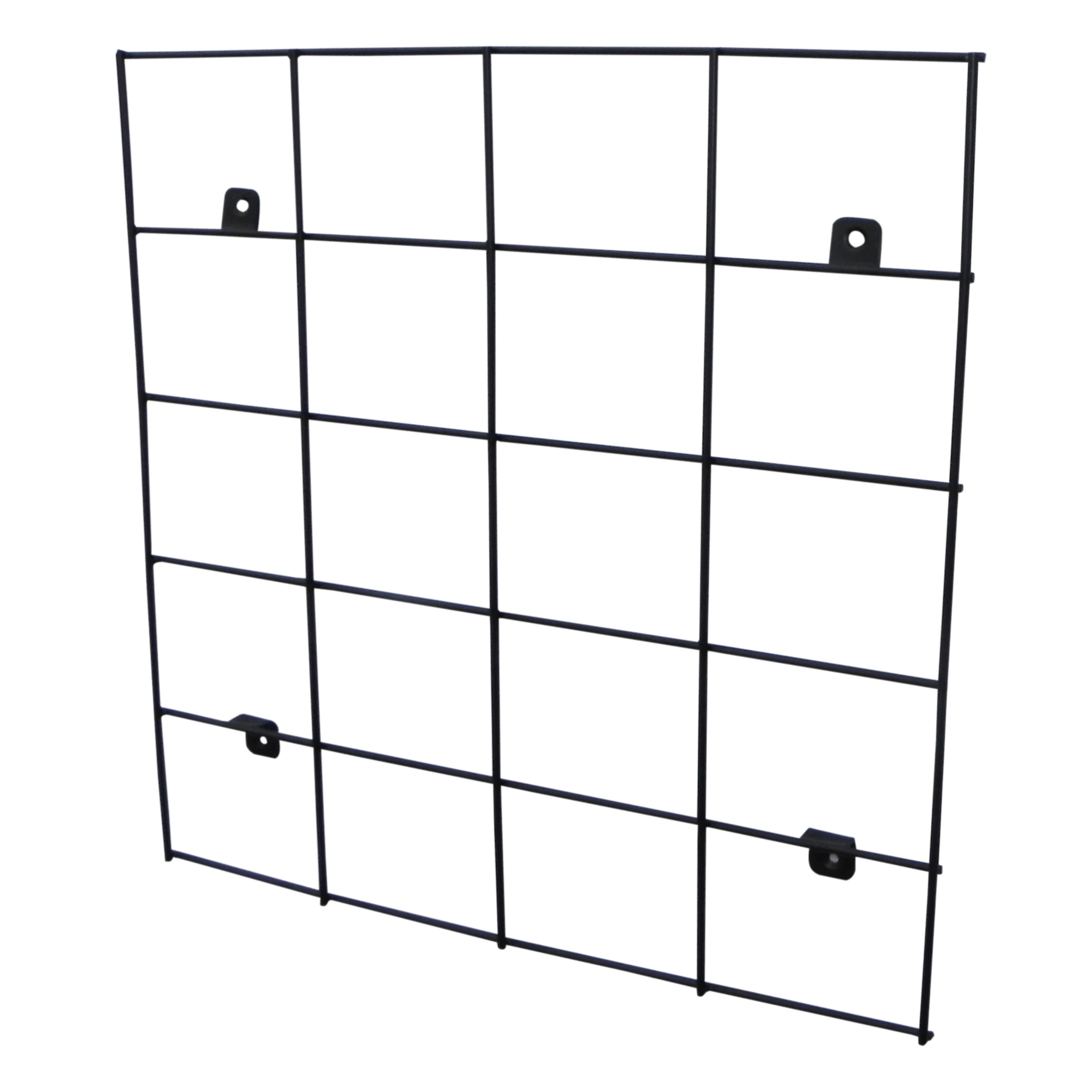 Verve Matt Black Metal Wall Rack 1 Verve Matt Black Metal Wall Rack